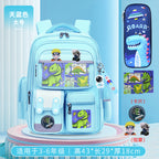 Cute bunny and capybara print lightweight waterproof kids school backpack by Bunnie & Minnie