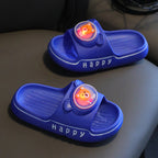 Princess light-up girls slippers with bunny and bear cartoon prints by Bunnie & Minnie