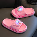 Princess light-up girls slippers with bunny and bear cartoon prints by Bunnie & Minnie