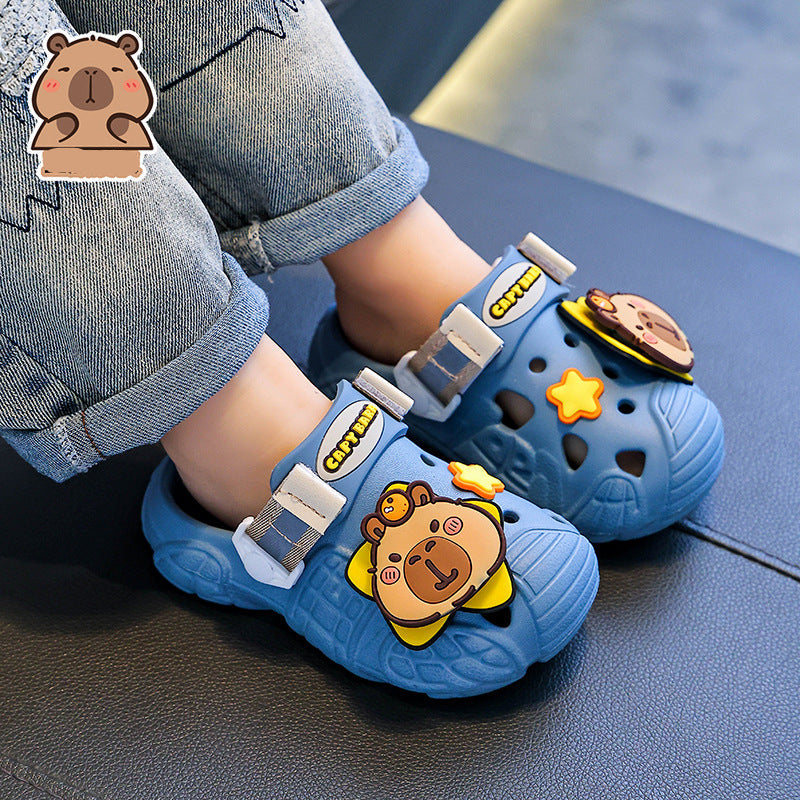 Capybara AirSoft breathable EVA kids summer sandals in multiple colours by Bunnie & Minnie