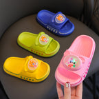 Princess light-up girls slippers with bunny and bear cartoon prints by Bunnie & Minnie