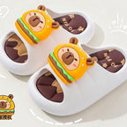 Capybara BunnyHop kids summer sandals with soft leather upper by Bunnie & Minnie