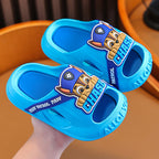 WangWang puppy closed-toe non-slip kids summer slippers by Bunnie & Minnie