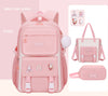 Lotus pink - Small (Grades 1-4) + Pencil Case + Tuition Bag