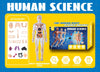 Fully transparent human body (color box) 30*18*6.5-245g