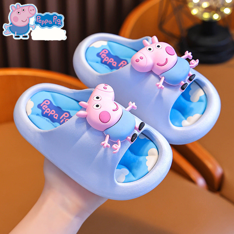 Peppa Pig themed summer slippers for girls with anti-slip sole by Bunnie & Minnie