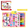 [english color box] 213 pink 2-in-1 jazz drum music mat (80x56.5cm) 385g