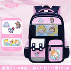 Astronaut space-themed large capacity school backpack for kids by Bunnie & Minnie