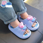 Peppa Pig themed summer slippers for girls with anti-slip sole by Bunnie & Minnie