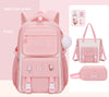 Lotus pink - Large (Grades 5-9) + Pencil Case + Tuition Bag
