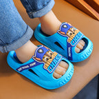 WangWang puppy closed-toe non-slip kids summer slippers by Bunnie & Minnie