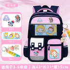 Astronaut space-themed large capacity school backpack for kids by Bunnie & Minnie