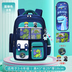 Cute bunny and capybara print lightweight waterproof kids school backpack by Bunnie & Minnie