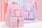 Ultra-lightweight shoulder-protecting large capacity girls school backpack by Bunnie & Minnie
