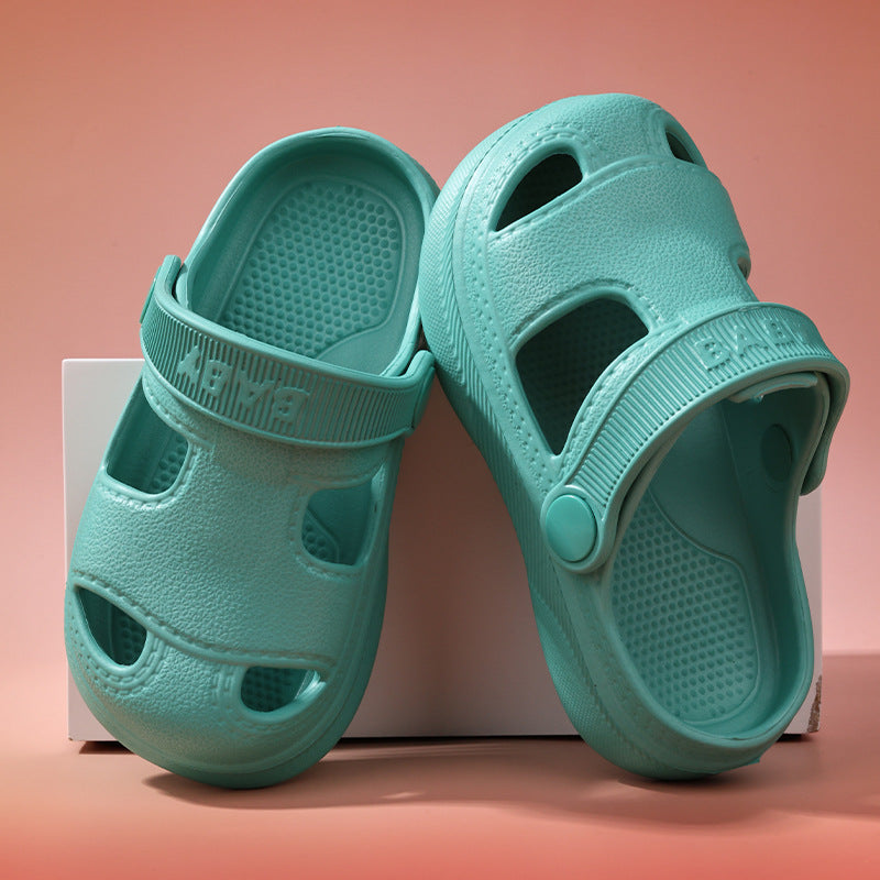 Soft sole non-slip summer clogs for kids in multiple colours by Bunnie & Minnie