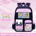 Astronaut space-themed large capacity school backpack for kids by Bunnie & Minnie