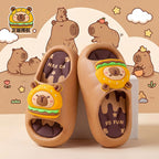 Capybara BunnyHop kids summer sandals with soft leather upper by Bunnie & Minnie