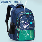 Cartoon print lightweight burden-reducing school backpack for boys by Bunnie & Minnie