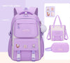Purple - Large (Grades 5-9) + Pencil Case + Tuition Bag