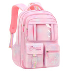 Ultra-lightweight shoulder-protecting large capacity girls school backpack by Bunnie & Minnie