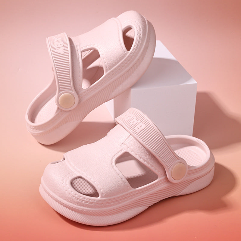 Soft sole non-slip summer clogs for kids in multiple colours by Bunnie & Minnie