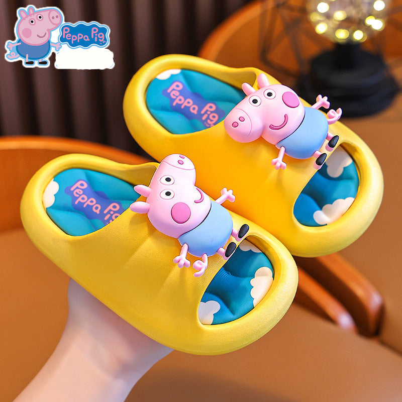 Peppa Pig themed summer slippers for girls with anti-slip sole by Bunnie & Minnie