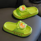 Princess light-up girls slippers with bunny and bear cartoon prints by Bunnie & Minnie