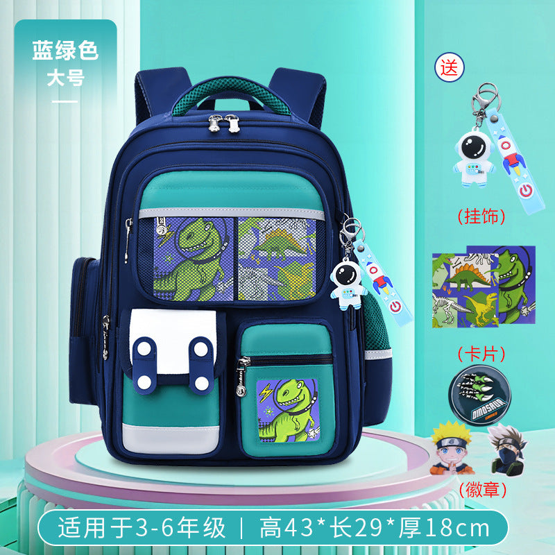 Cute bunny and capybara print lightweight waterproof kids school backpack by Bunnie & Minnie