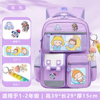 Astronaut space-themed large capacity school backpack for kids by Bunnie & Minnie