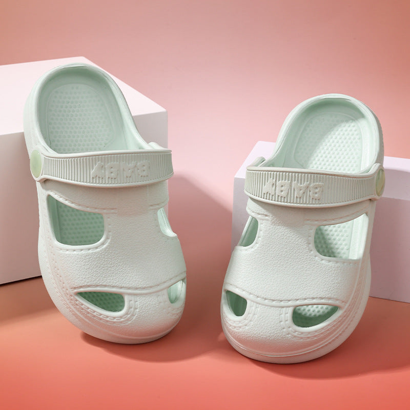 Soft sole non-slip summer clogs for kids in multiple colours by Bunnie & Minnie